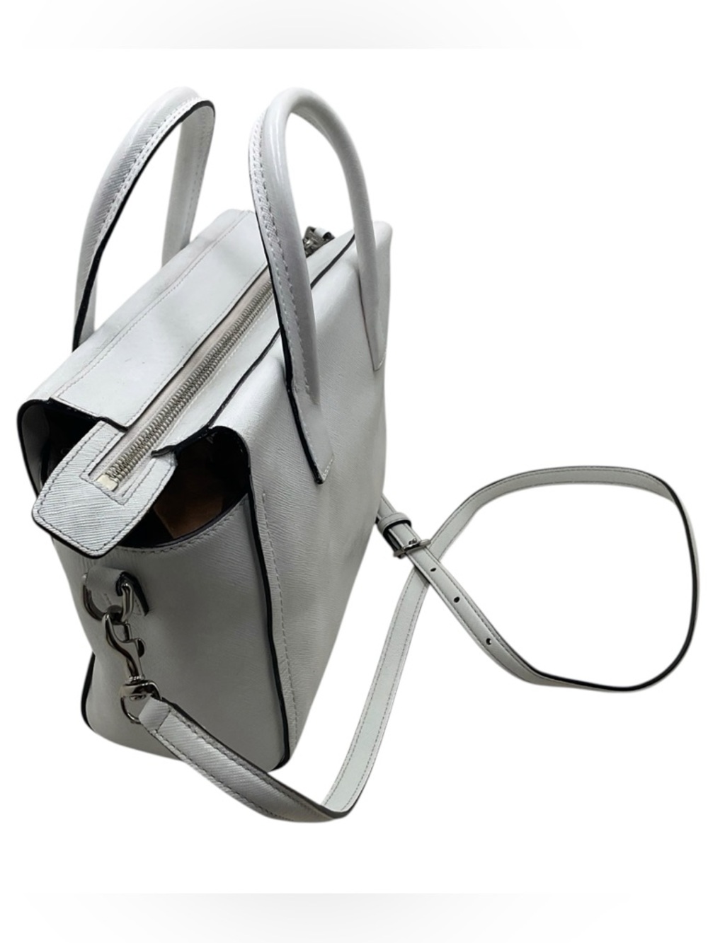 {COACH} Bleecker Mini Riley Carryall Crossbody in Saffiano Leather - Picture 5 of 16